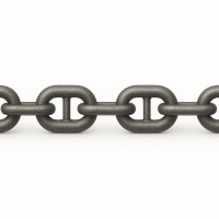 Цепь круглозвенная с распорками А2-3,5-44х176