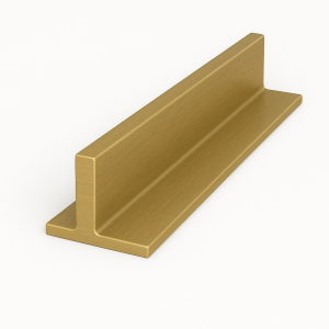 Латунный профиль Т-образный 13 мм ЛС59-1 в наличии в Челябинске