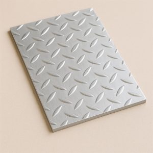 Алюминиевый рифленый лист даймонд 1,2х1200х2000 мм АМг3 в наличии в Челябинске