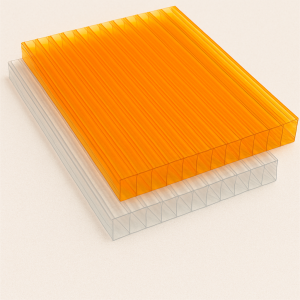 Сотовый поликарбонат 3,7х2100х6000 мм желтый 70% в наличии в Челябинске