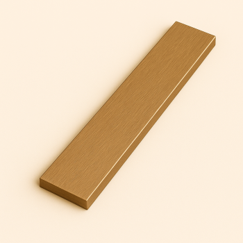 Шина бронзовая 120х1,5 мм БрБ2Т в наличии в Челябинске