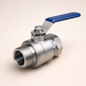 Кран шаровой из 3-х частей S-S AISI 316L 1 1/2" в наличии в Челябинске